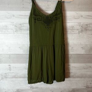 Xhilaration Olive Green Romper